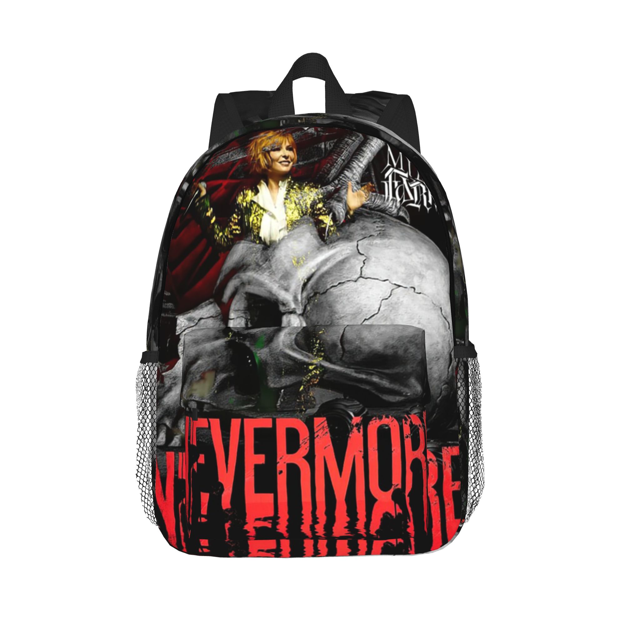 Women Bags Farmers - Mochila Nevermore Skeleton Mylene Farmer, gran