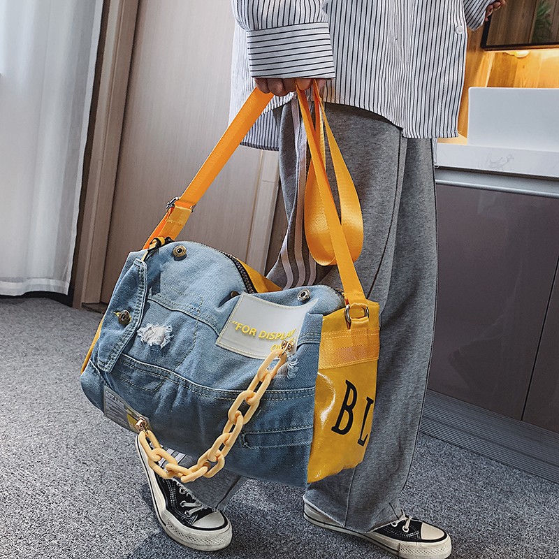Women Bags Jeans - Bolsos de hombro de mezclilla para
