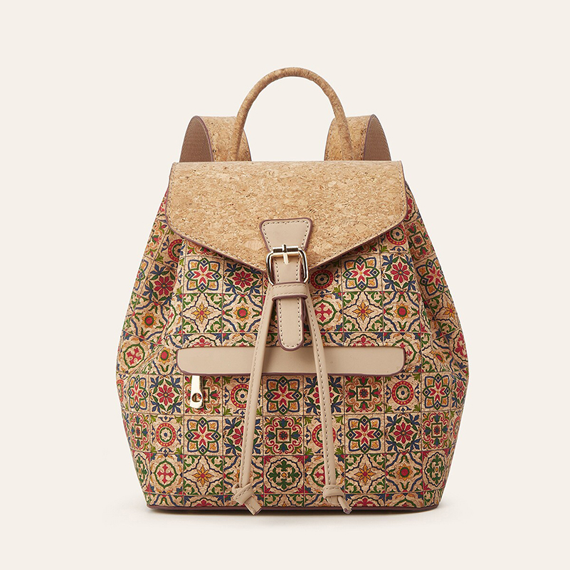 Women'S Bags Cross Body - Mochilas Retro de Corcho y Cuero
