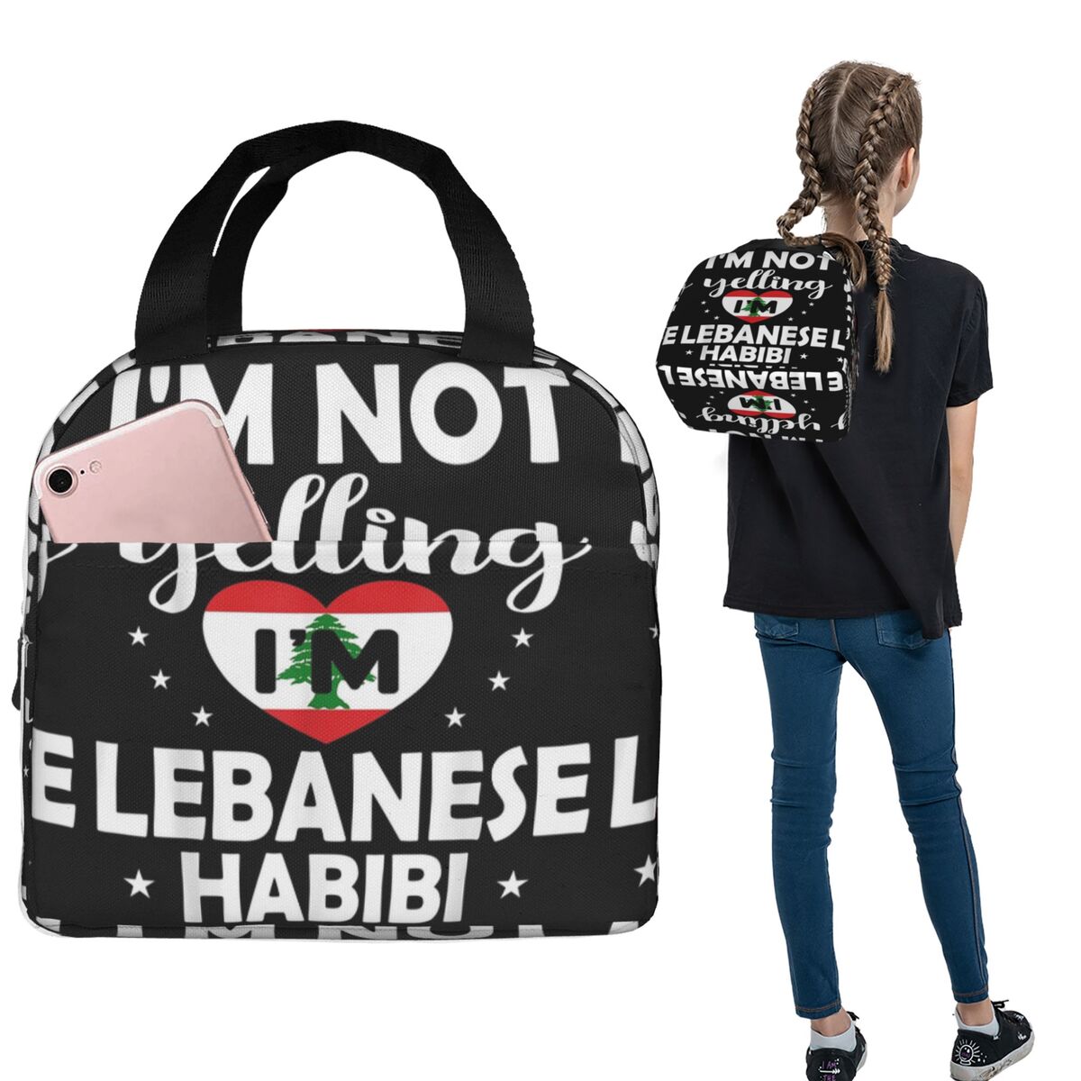 Women Bags Lebanon - Bolsa térmica para el almuerzo con