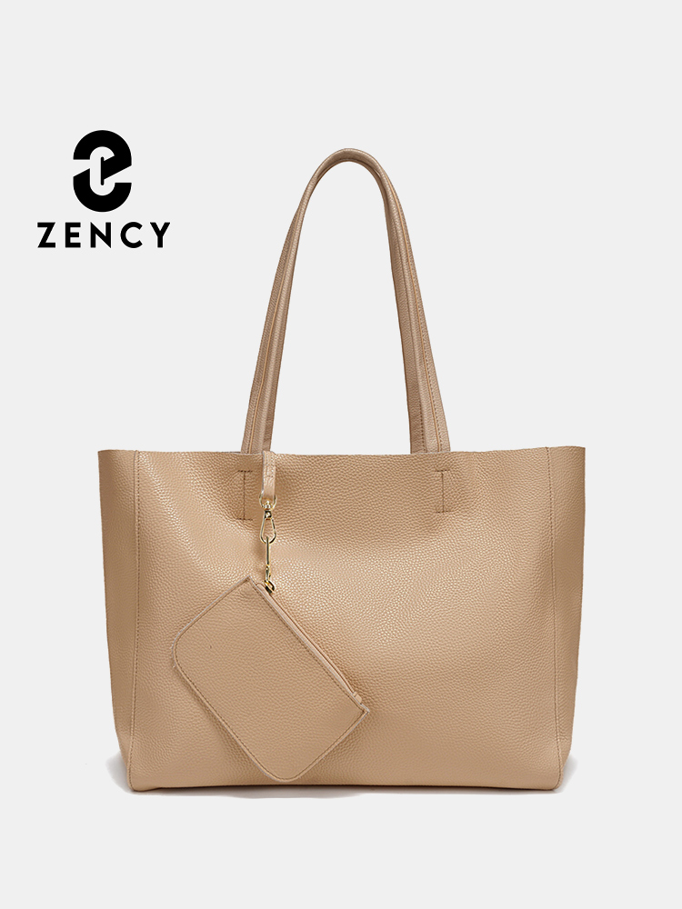 Women'S Bags For Work - Bolsos grandes de piel auténtica Zency,