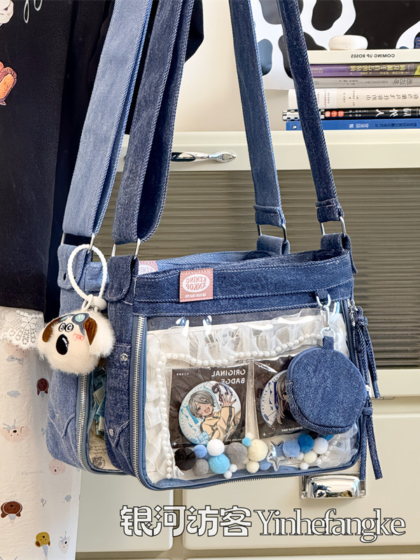 Women Bags Jeans - JIAERDI Harajuku Denim Ita bolsos mujeres