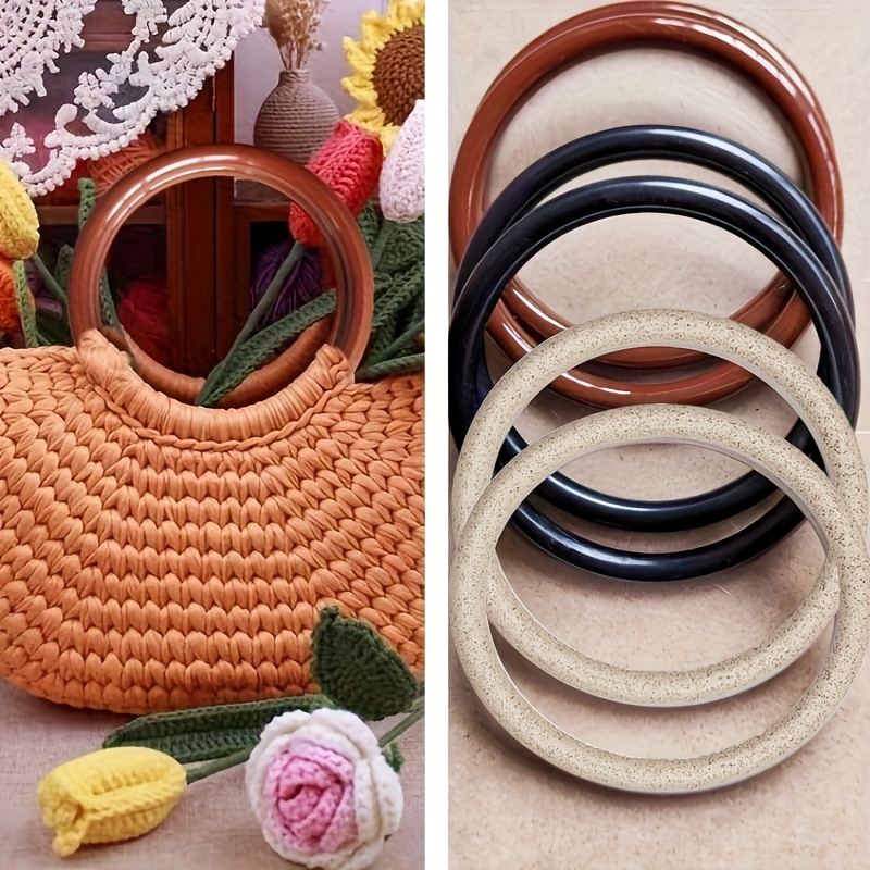 Circle Round Bag - Anillos Redondos Sólidos para Asas de