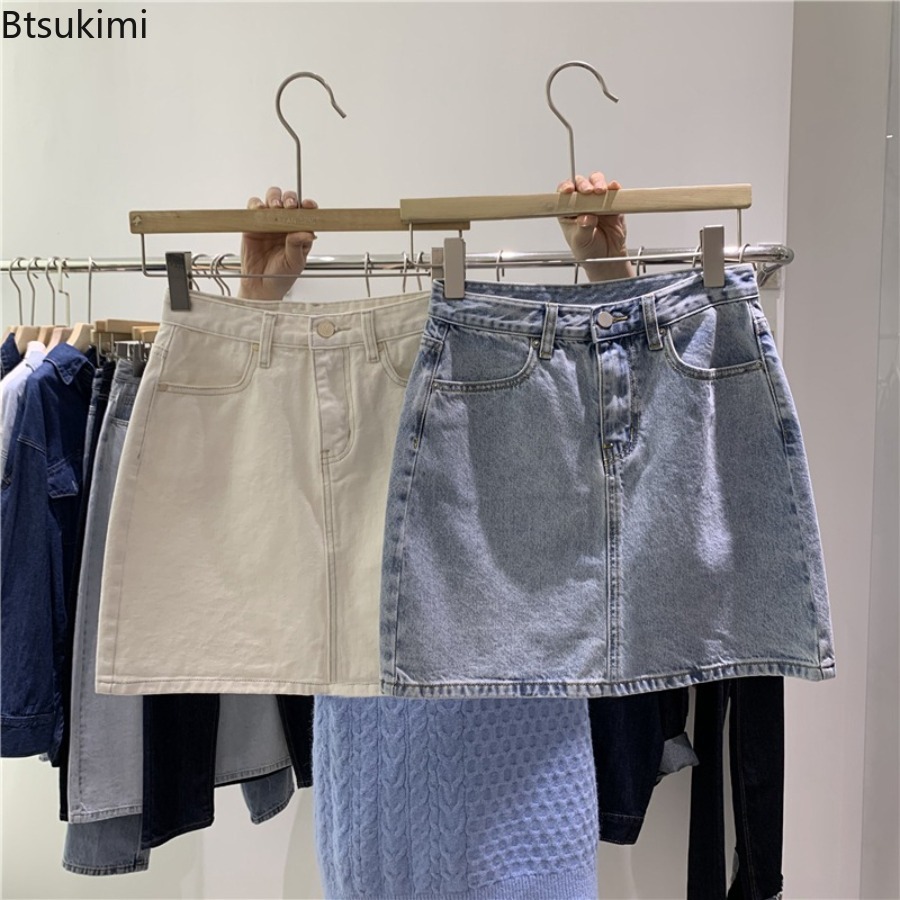 Women Bags Jeans - Falda Corta de Mezclilla Nueva de