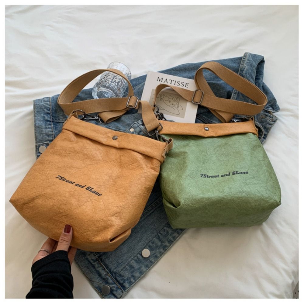 Women'S Bags Cross Body - Bolso cruzado de papel Kraft para