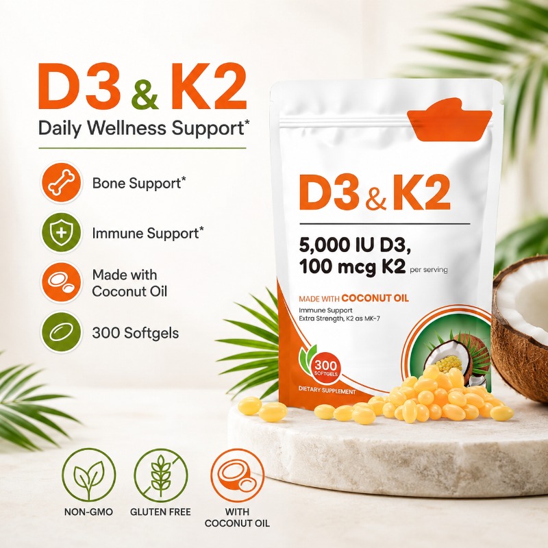 Women Bags Mk - Cápsulas Blandas de Vitamina D3 K2
