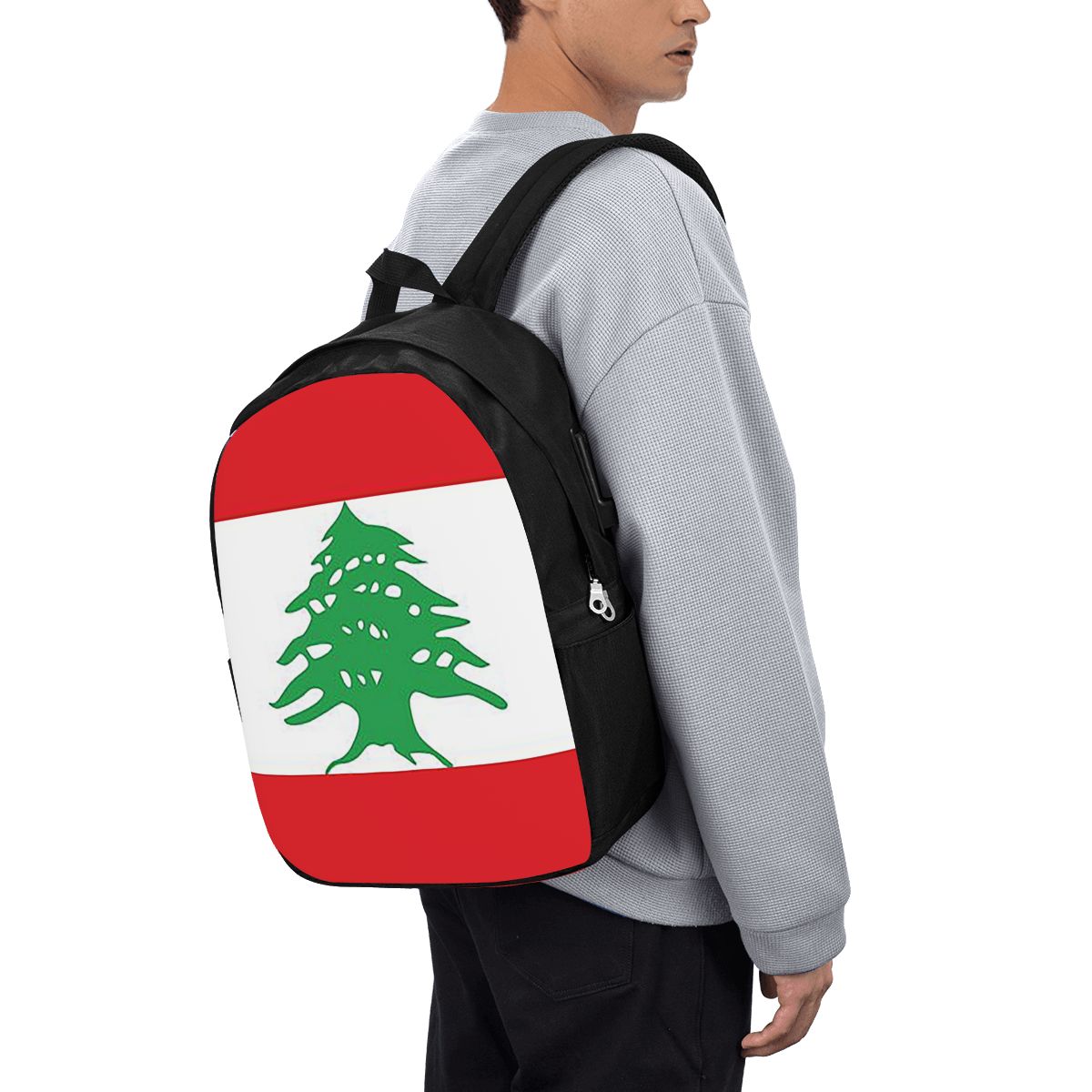 Women Bags Lebanon - Mochila con bandera del Líbano, bolsa