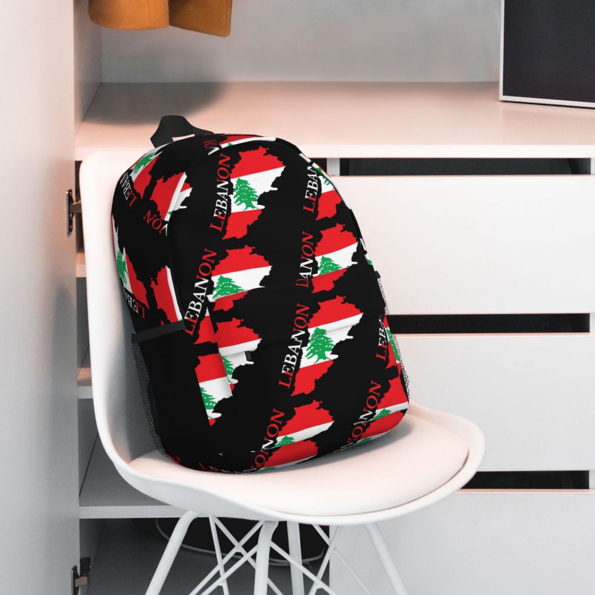 Mochila con mapa de la bandera - Women Bags Lebanon reseña y precio