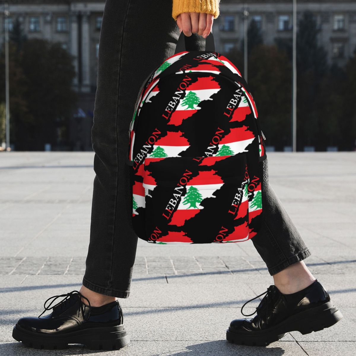 Mochila con mapa de la bandera - Women Bags Lebanon reseña y precio