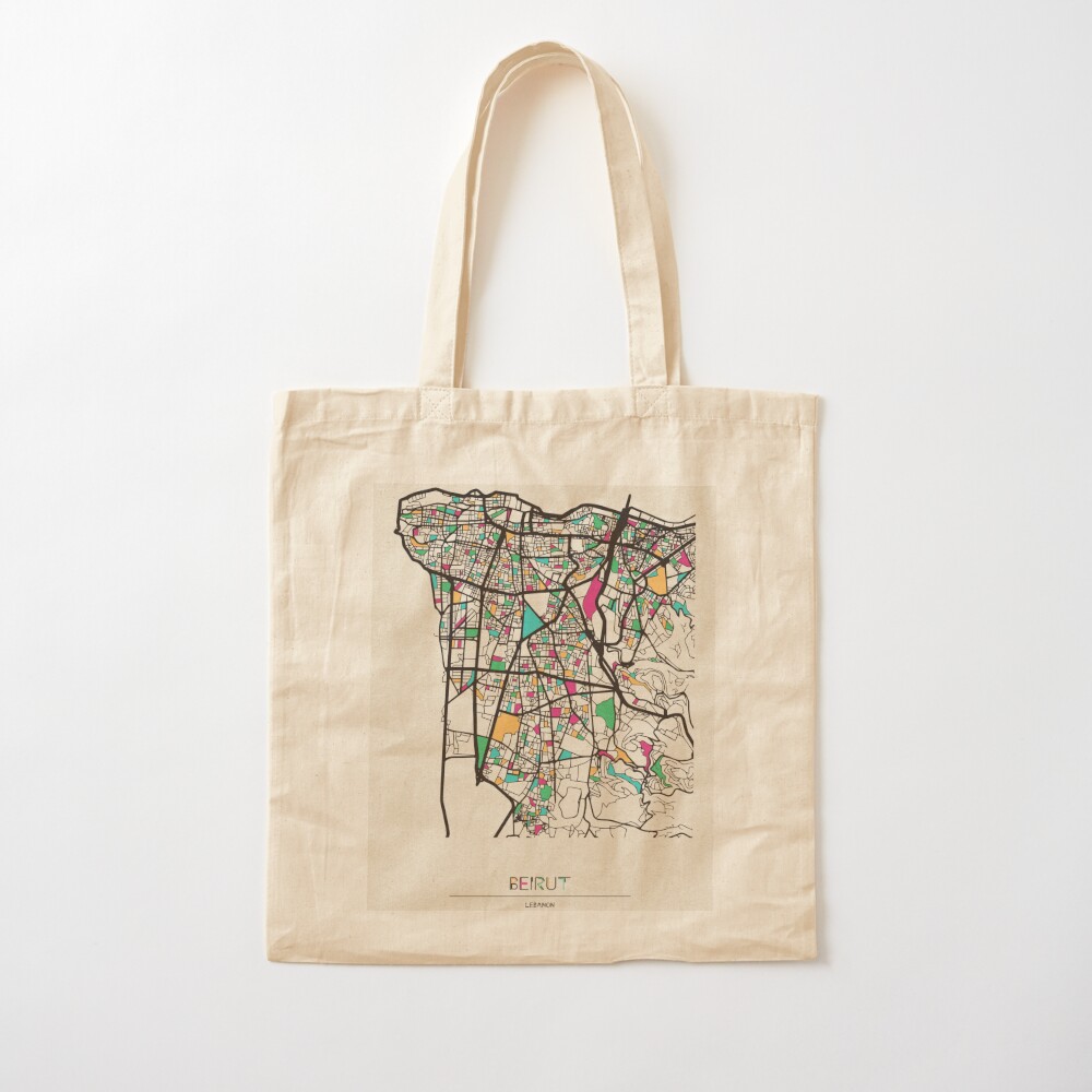 Bolsa de compras con mapa de l - Women Bags Lebanon reseña y precio