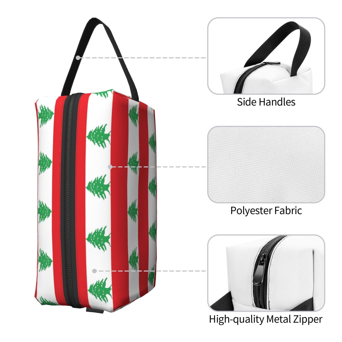 Bolsa de maquillaje con bander - Women Bags Lebanon reseña y precio