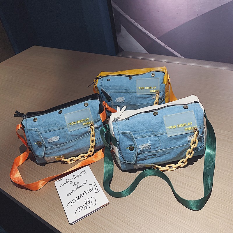 Bolsos de hombro de mezclilla  - Women Bags Jeans reseña y precio