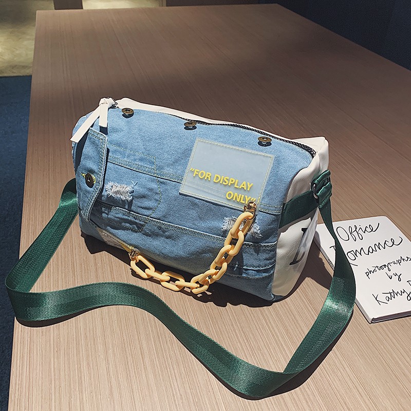 Bolsos de hombro de mezclilla  - Women Bags Jeans reseña y precio