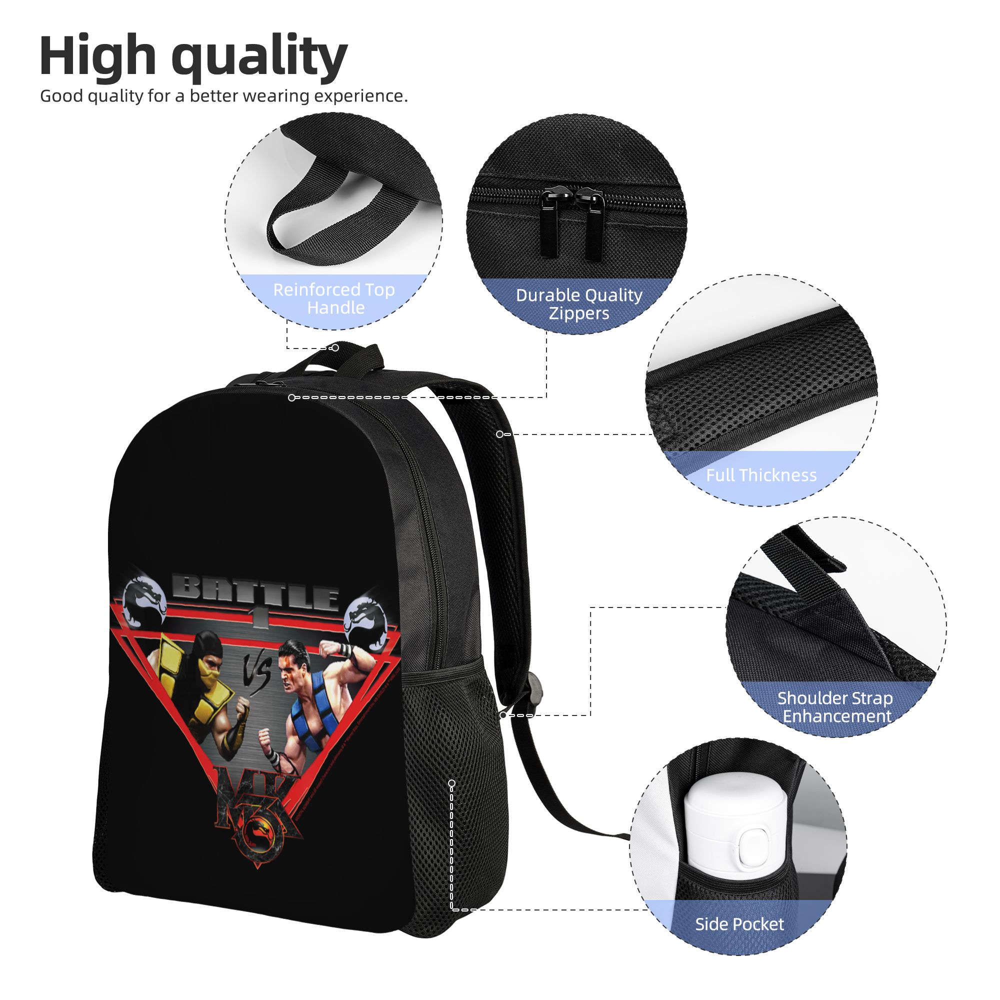 Mochila Mortal Kombat Battle M - Women Bags Mk reseña y precio