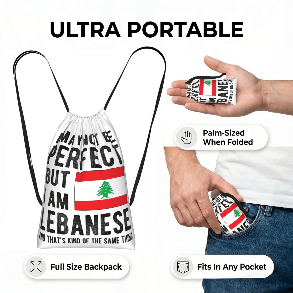 Mochila con Cordón con la Band - Women Bags Lebanon reseña y precio