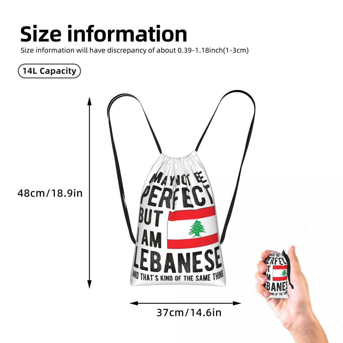 Mochila con Cordón con la Band - Women Bags Lebanon reseña y precio