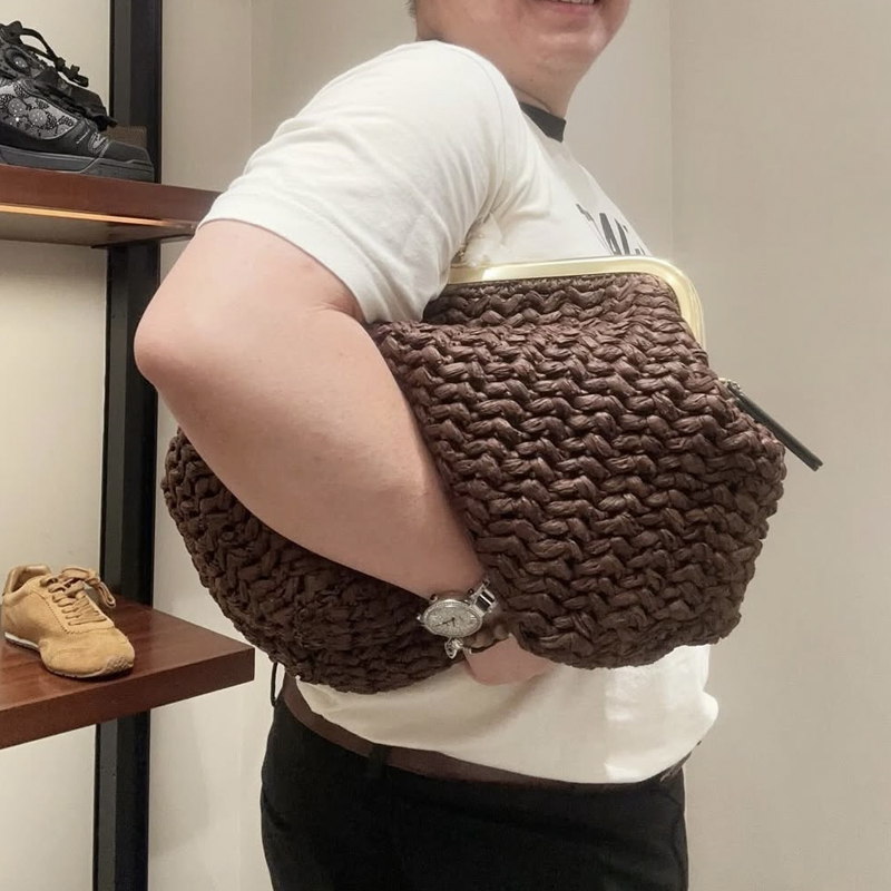 Bolso de hombro de rafia tejid - Woven Straw Bag reseña y precio