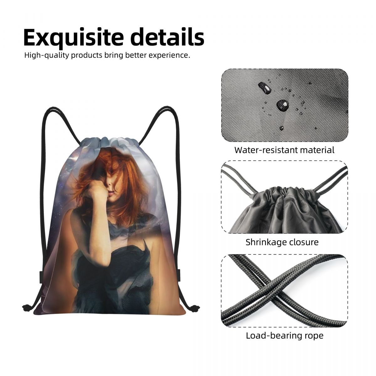 Mylene Farmer Mochila con cord - Women Bags Farmers reseña y precio