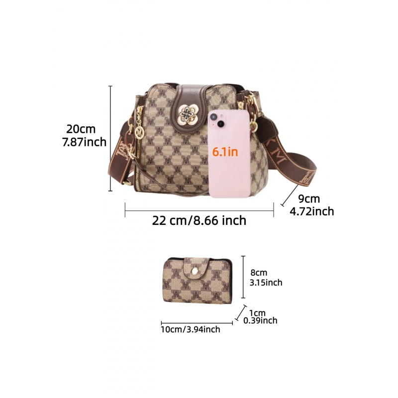 Bolso de hombro con estampado  - Women'S Bags For Work reseña y precio