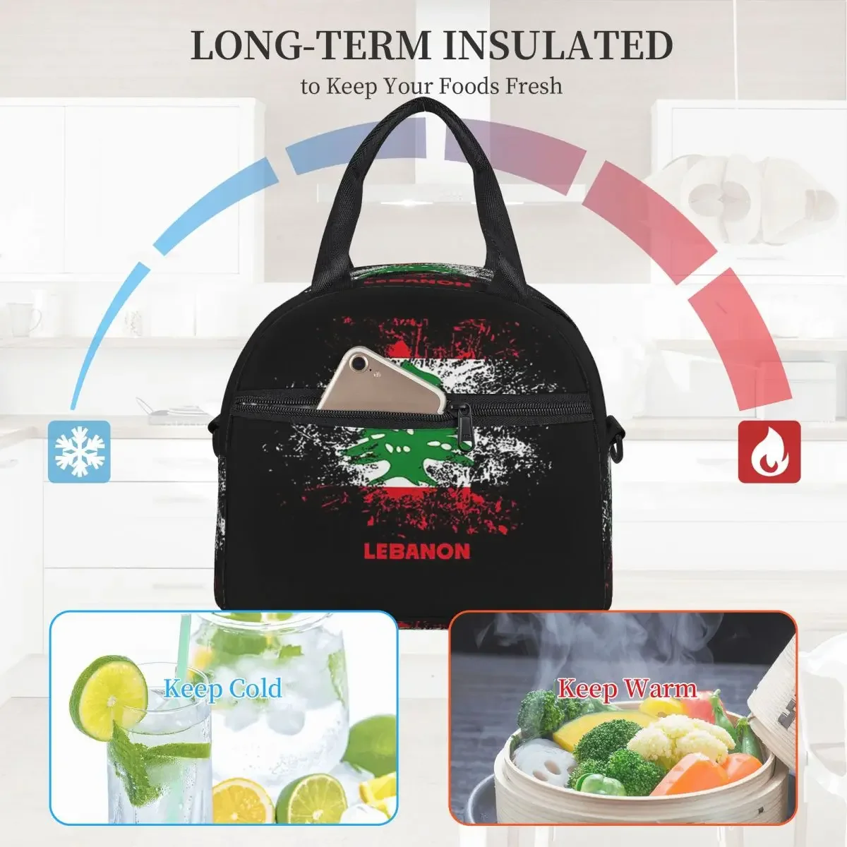 Bolsa térmica para el almuerzo - Women Bags Lebanon reseña y precio