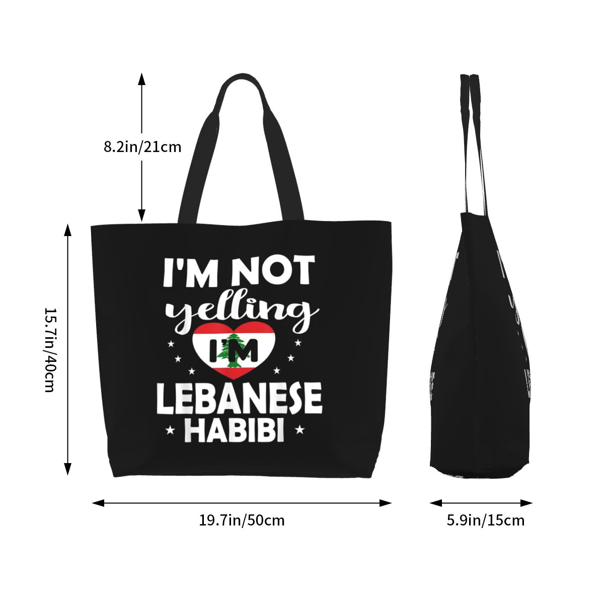Bolsa de compras con bandera l - Women Bags Lebanon reseña y precio