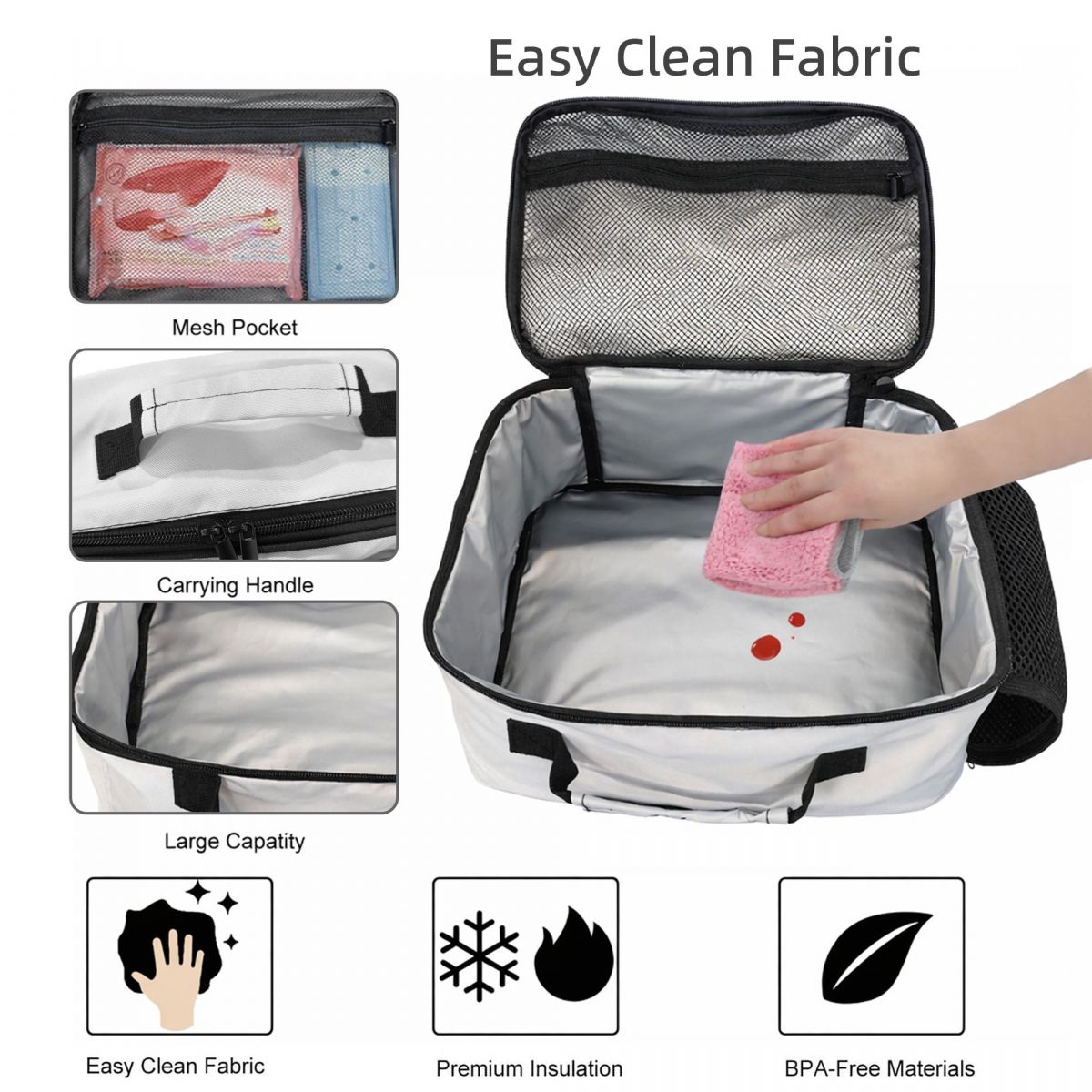 Bolsa de almuerzo aislada con  - Women Bags Lebanon reseña y precio