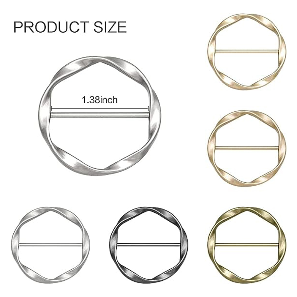 Clips para bufanda y anillo pa - Circle Round Bag reseña y precio