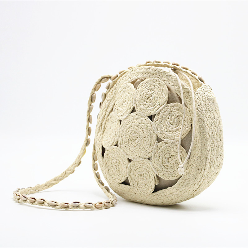 Bolso de hombro tejido a mano  - Circle Round Bag reseña y precio