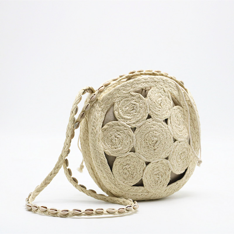 Bolso de hombro tejido a mano  - Circle Round Bag reseña y precio