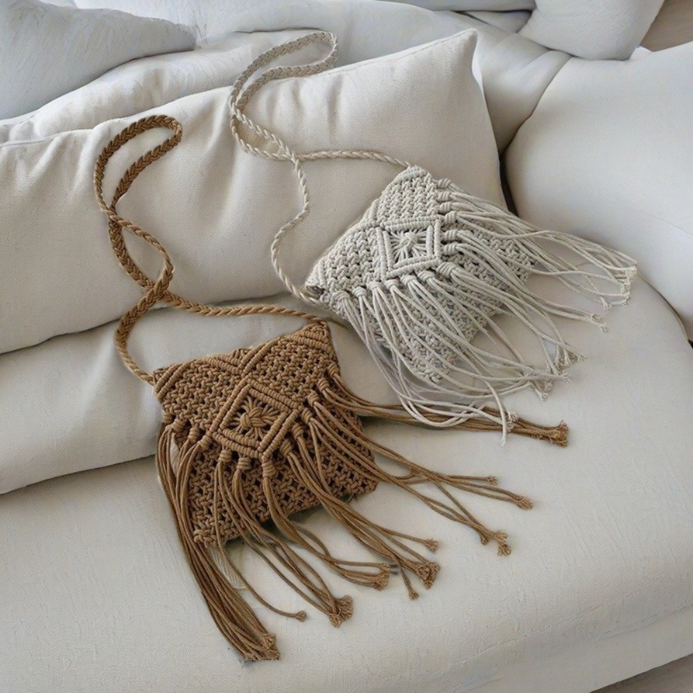 Bolso de paja tejido de estilo - Woven Straw Bag reseña y precio