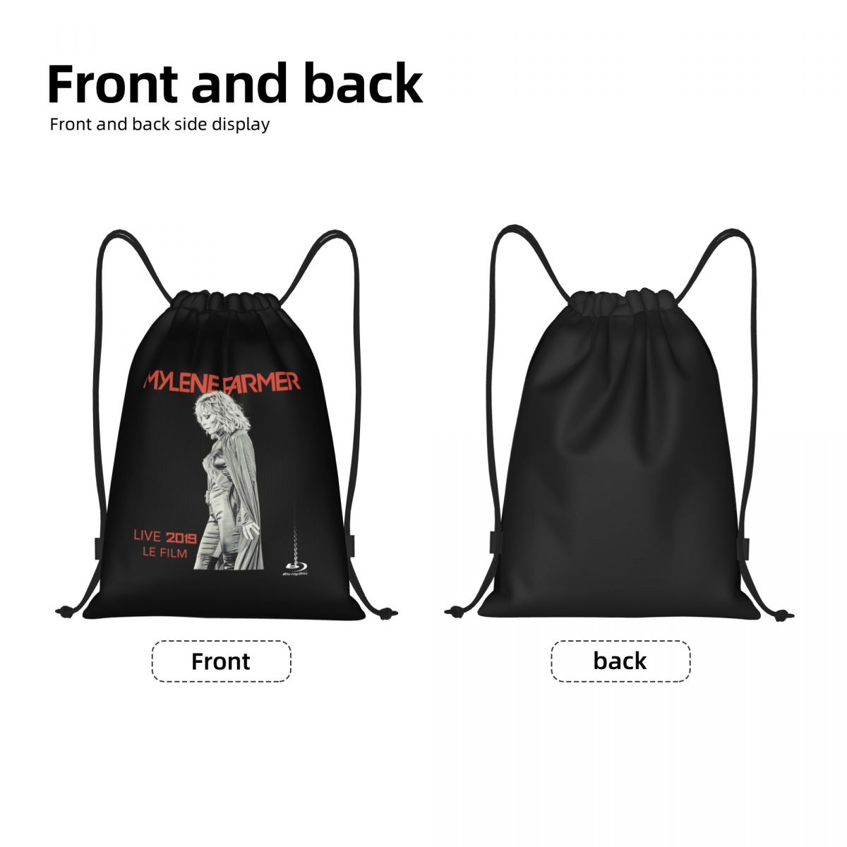 Mylene Farmer Mochila con cord - Women Bags Farmers reseña y precio
