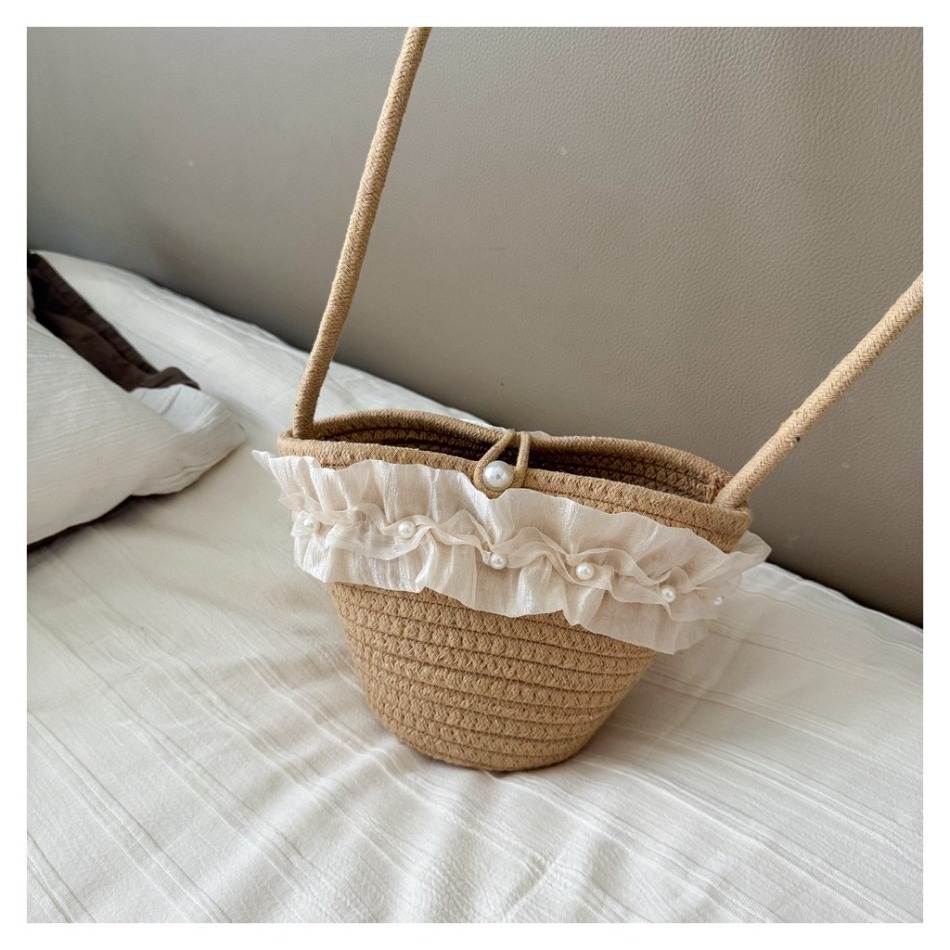 Conjunto de Sombrero de Paja y - Woven Straw Bag reseña y precio
