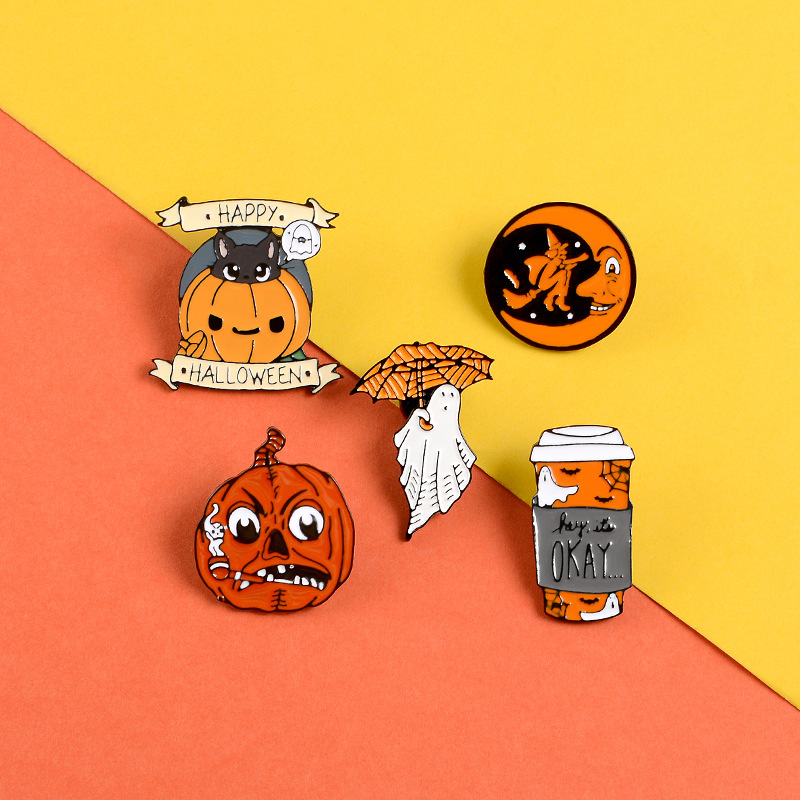 Pin de esmalte de Halloween fe - Women Bags Jeans reseña y precio