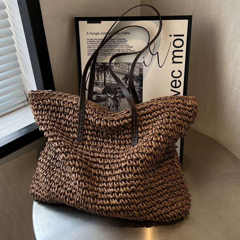 Bolsos de mano tejidos de paja - Woven Straw Bag reseña y precio