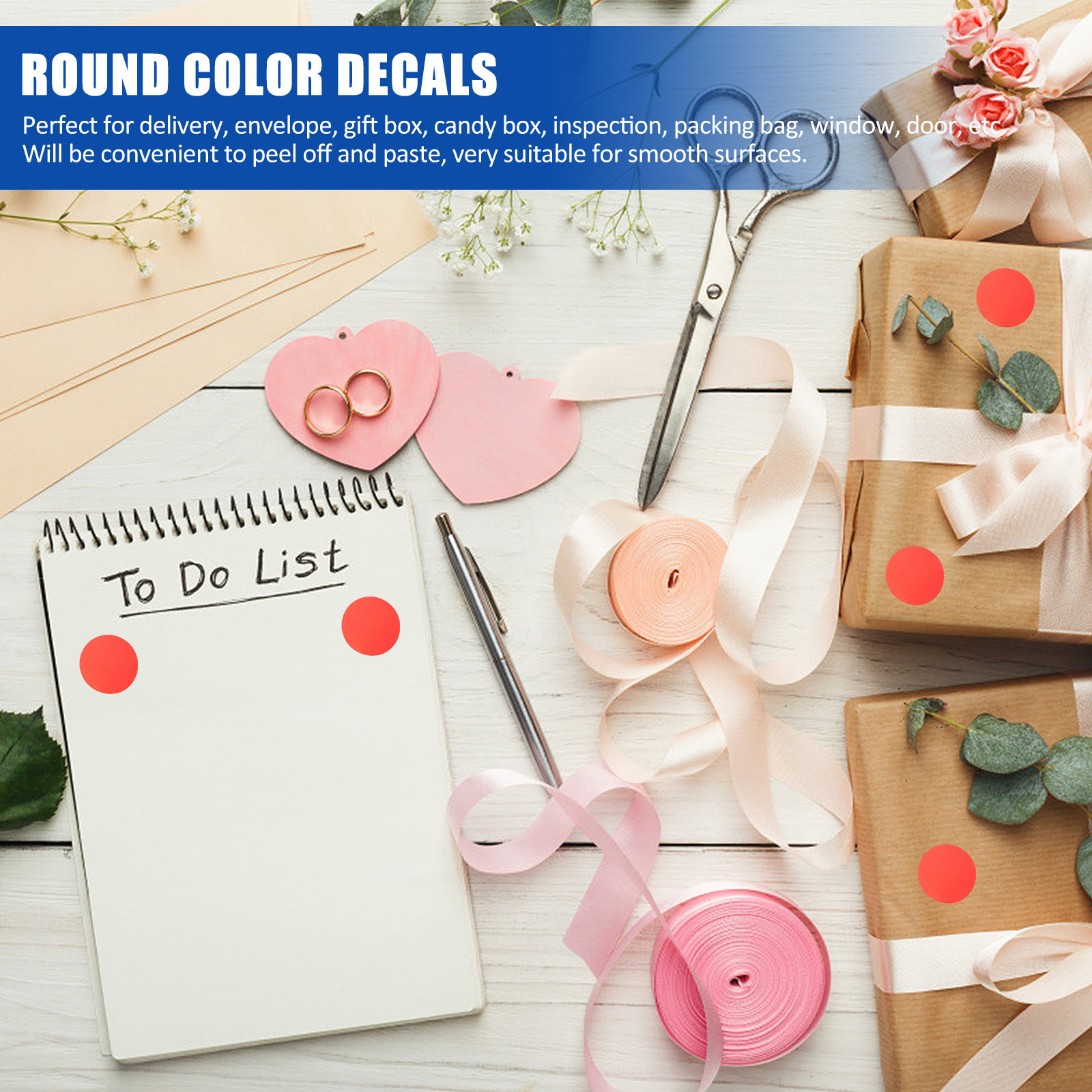 1 rollo de etiquetas redondas, - Circle Round Bag reseña y precio