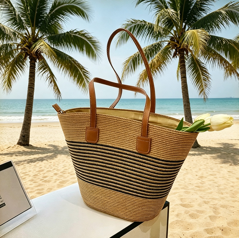 CLAREGQI Bolso de mano de paja - Woven Straw Bag reseña y precio