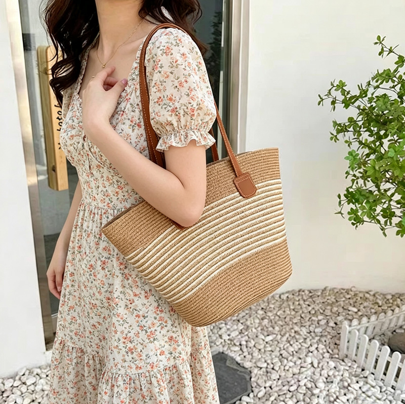 CLAREGQI Bolso de mano de paja - Woven Straw Bag reseña y precio