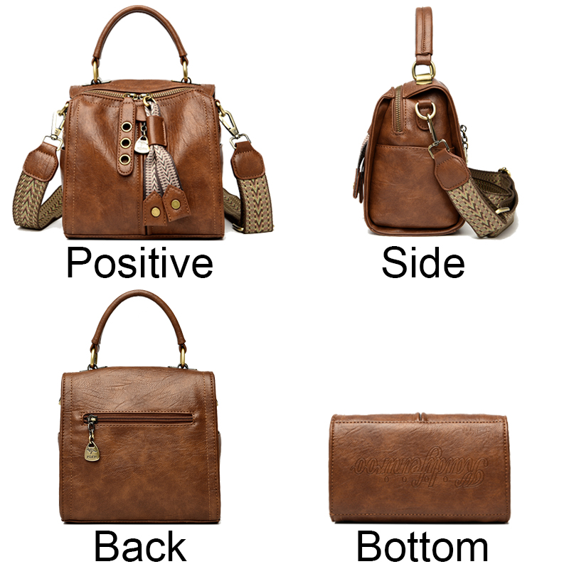 Bolso bandolera de cuero de va - Women Bags Rack reseña y precio