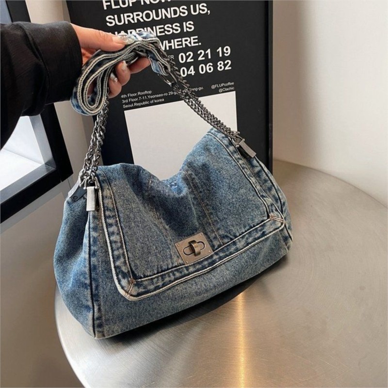 Bolso de mano vaquero Vintage  - Women Bags Jeans reseña y precio