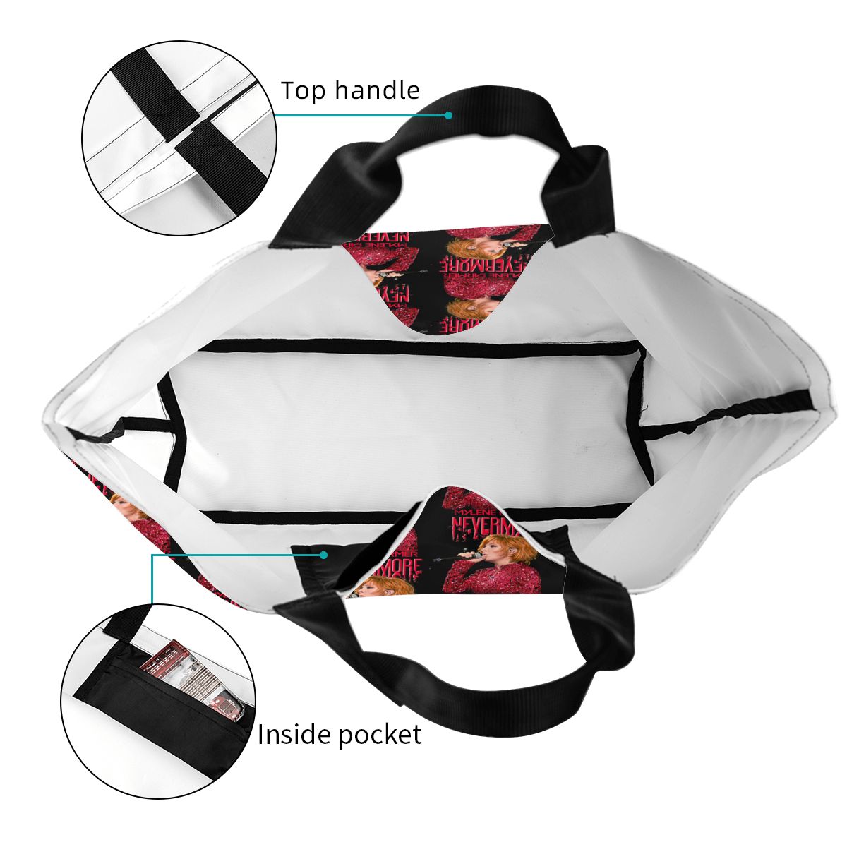 Nevermore Tour Mylene Farmer - - Women Bags Farmers reseña y precio