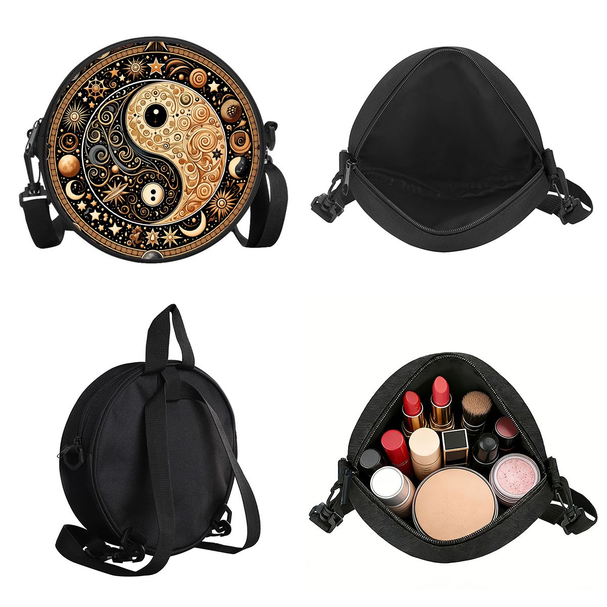 Bolso bandolera redondo con es - Circle Round Bag reseña y precio