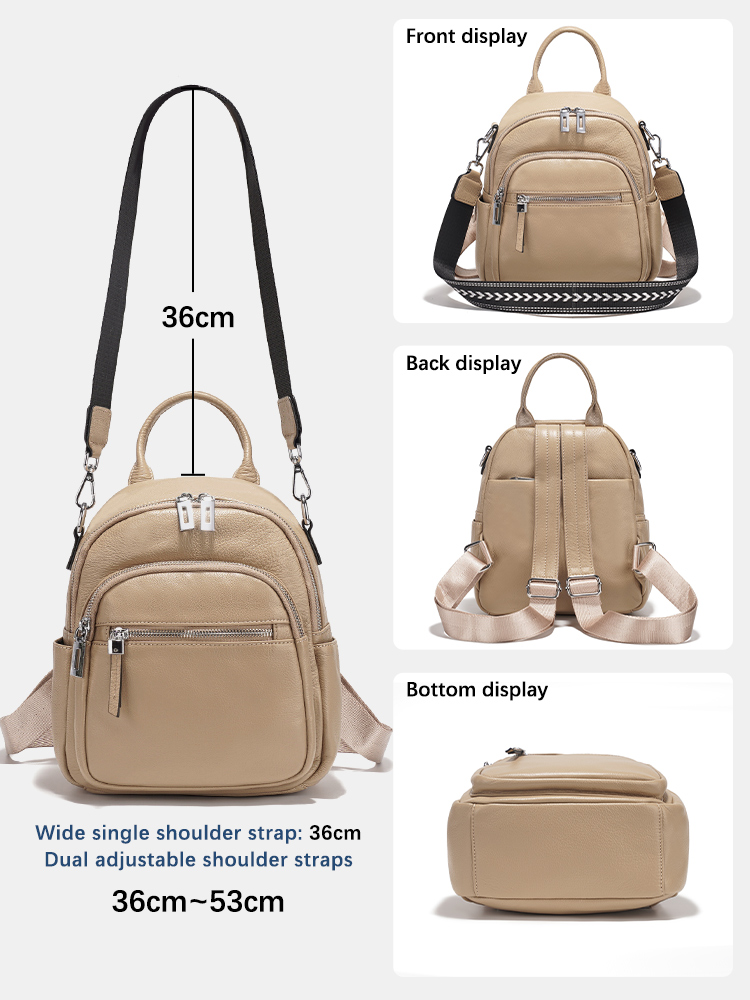 Mochila pequeña Zency de cuero - Women'S Bags For Work reseña y precio