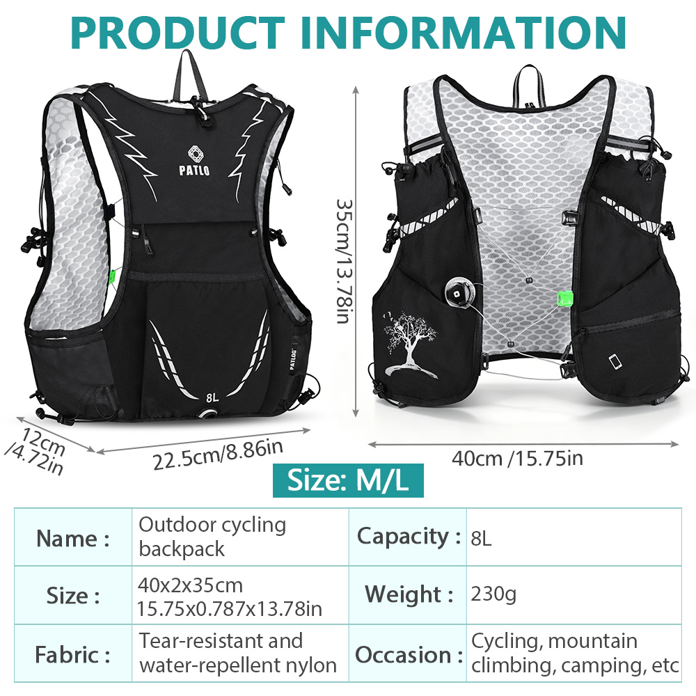 Mochila de Running NEWBOLER 8L - Women Bags Polene reseña y precio