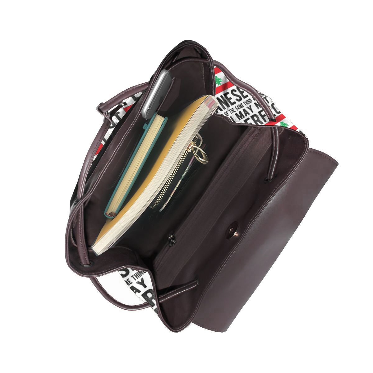Bolsa de libros con bandera li - Women Bags Lebanon reseña y precio