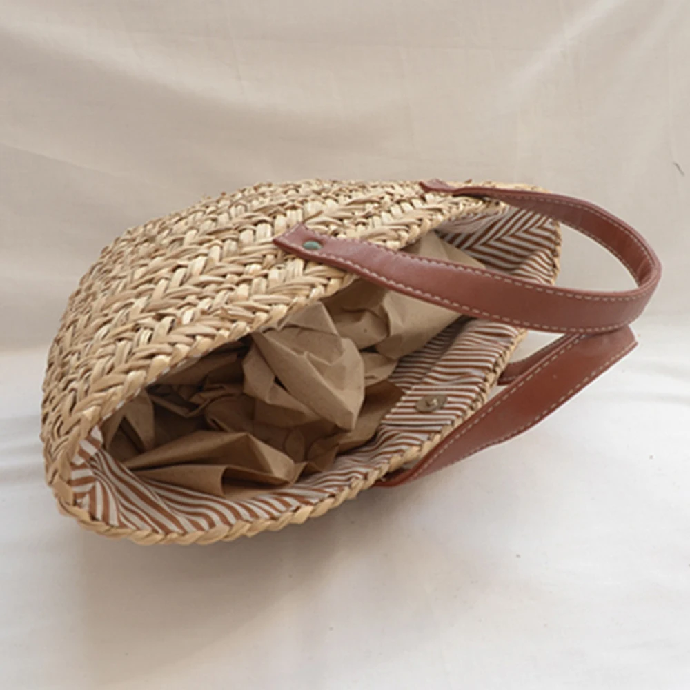 Bolsos bohemios de paja y ratá - Woven Straw Bag reseña y precio