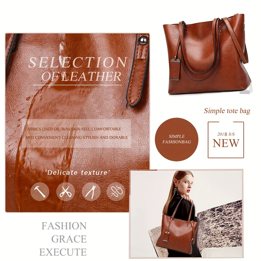 Bolso de mano de cuero Retro c - Women'S Bags For Work reseña y precio