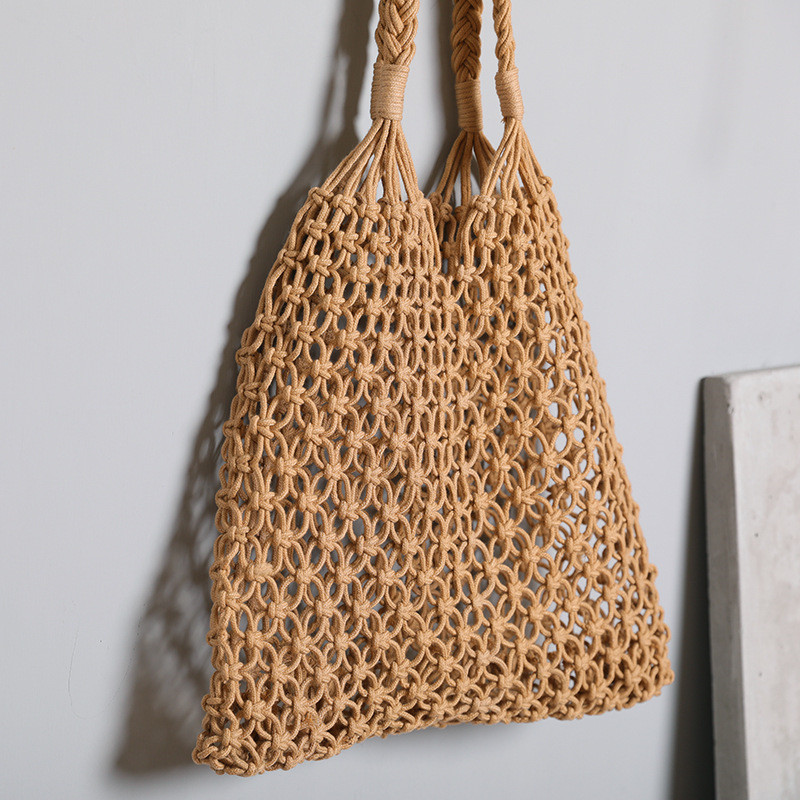 Bolso de paja de gran capacida - Woven Straw Bag reseña y precio